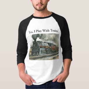 Camisa do trem - 3/4 de Raglan da Capa