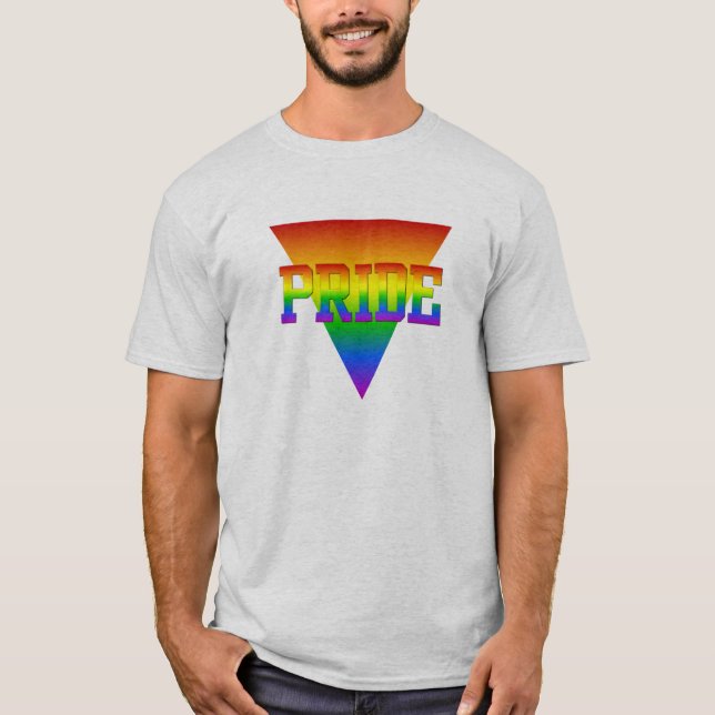 Camisa do Triângulo Orgulho - escolha estilo e cor (Frente)
