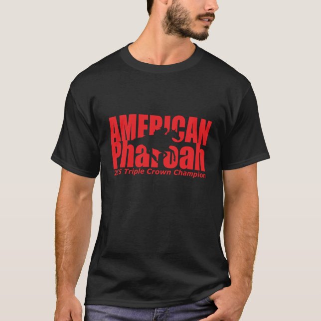Camisa do Triple Crown t de Pharoah do americano (Frente)