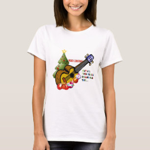 Camisa do Ukulele do Natal