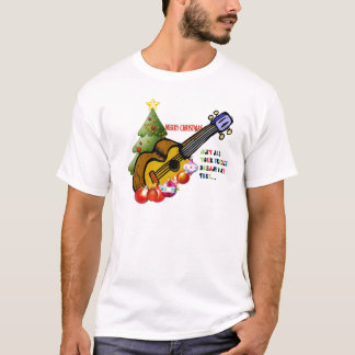 Camisa do Ukulele do Natal
