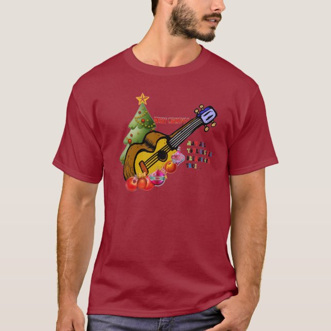 Camisa do Ukulele do Natal (Frente)