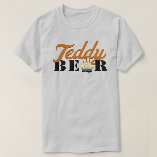 Camisa do Ursinho de Pelúcia - Claro (Frente do Design)