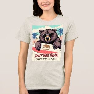 Camisa do Urso do Orgulho da Califórnia para Mulhe