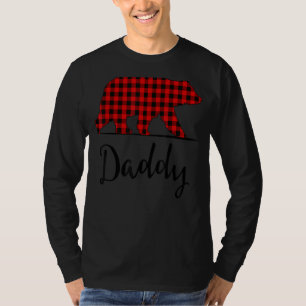 Camisa Do Urso Do Pai Vermelho Correspondente À Fa