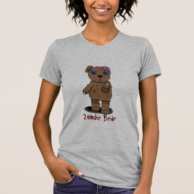 Camisa do urso do zombi (Frente)