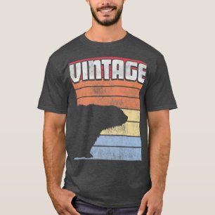 Camisa Do Urso Polar Estilo Retro Homens Vintage M