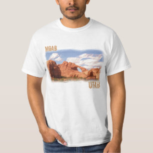 Camisa do valor de Moab das caras