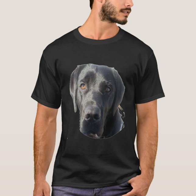 Camisa do Varejista do Labrador Preto (Frente)