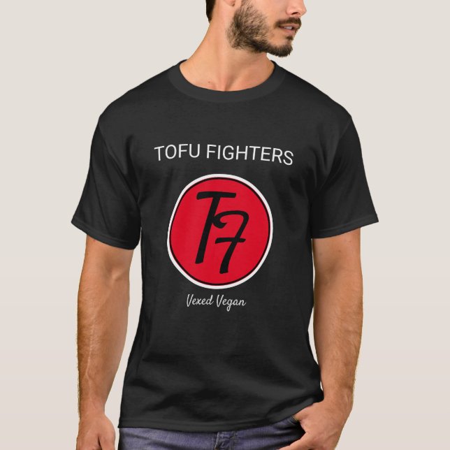 CAMISA DO VEGAN T DOS LUTADORES DO TOFU (Frente)