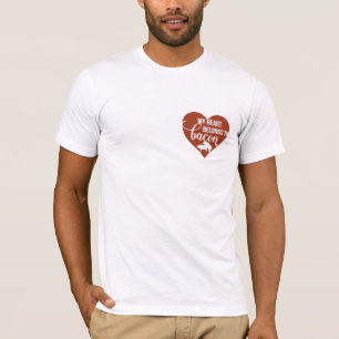 Camisa Do Ventilador De Bacon - Coração Pertence A