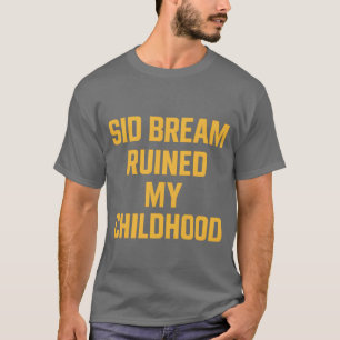 Camisa Do Ventilador De Baseball Retroativa - "Sid