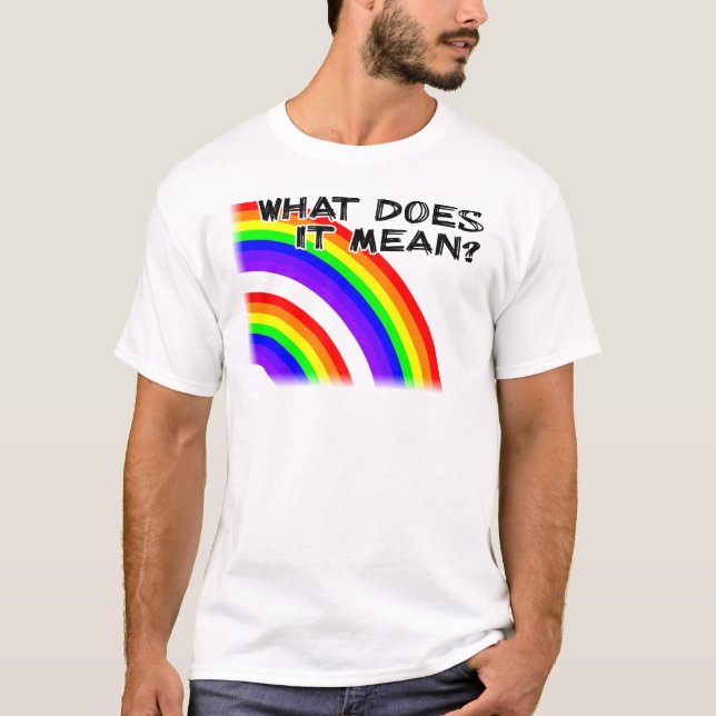Camisa do Vídeo do Arco-íris Duplo (Frente)