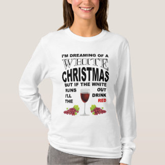 Camisa do vinho da bebida do White Christmas