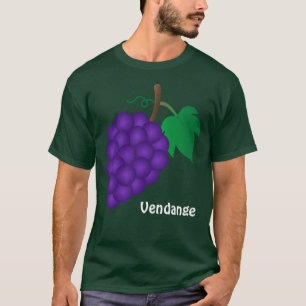 Camisa do vinho T - Vendange