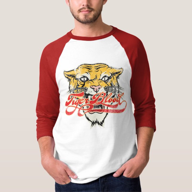 Camisa do vintage de TigerBlood (Frente)