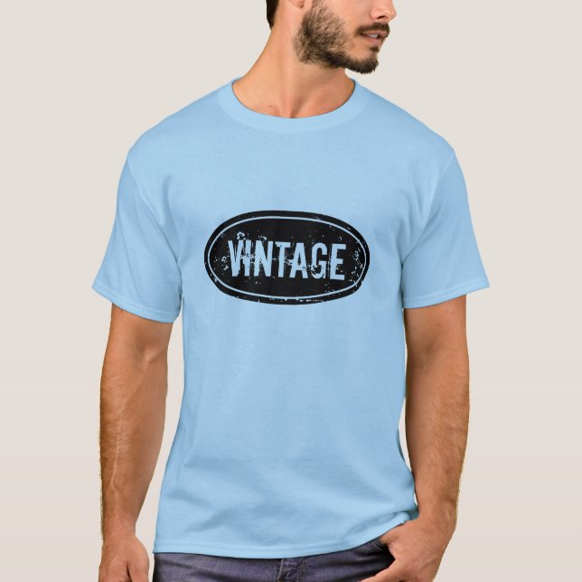 Camisa do vintage t para homens (Frente)
