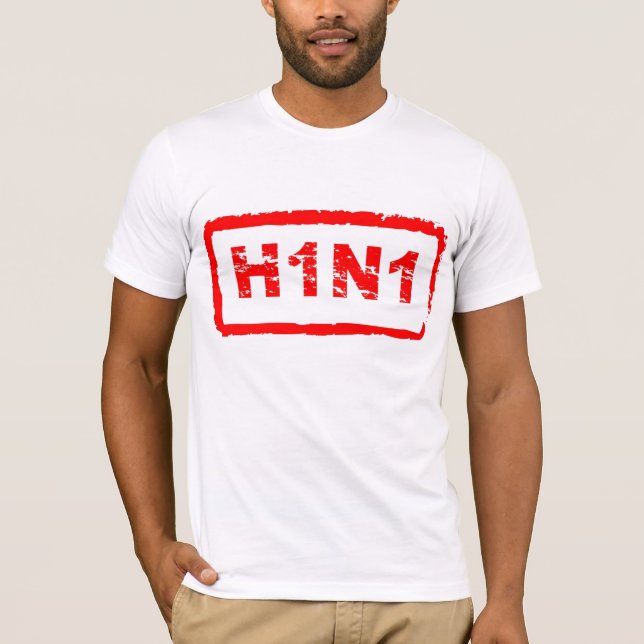 Camisa do vírus T da gripe dos suínos H1N1 (Frente)