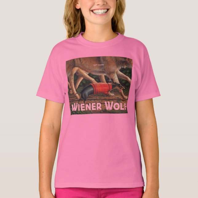 Camisa do Wiener Wolf Kid (Frente)
