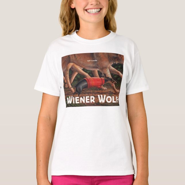 Camisa do Wiener Wolf Kid (Frente)
