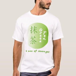Camisa do zen do chá verde