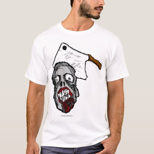 Camisa do zombi do talhador de carne (Frente)