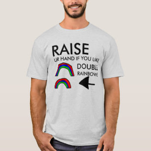 Camisa dobro do arco-íris