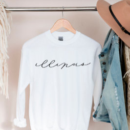 Camisa Doce de Mulheres do Estado de Illinois