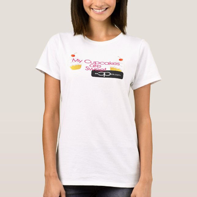 Camisa doce dos cupcakes (Frente)