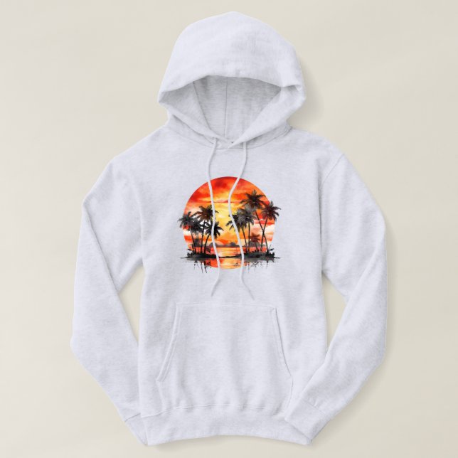 Camisa Doce Hospedada Tropical Island (Frente do Design)