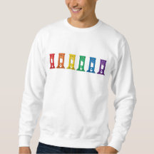 Camisa Doçulmana Kawaii Rainbow Guillotine Pride