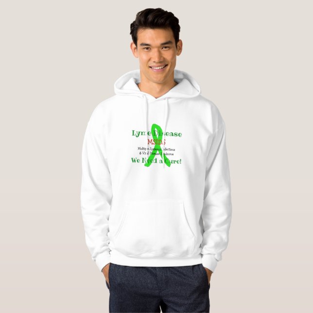 Camisa Doença de Lyme Crônica MSIDS Precisamos de  (Frente Completa)