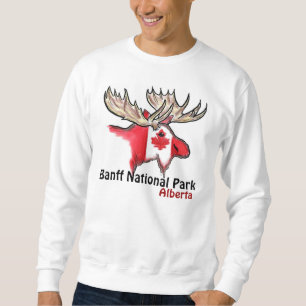 Camisa dos alces dos homens de Alberta Canadá do