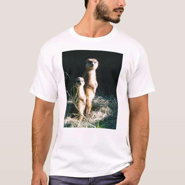 Camisa dos amigos T de Meerkat (Frente)