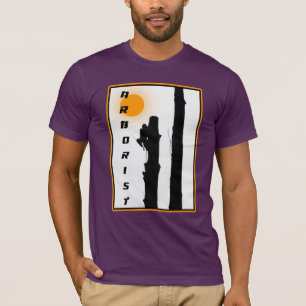 Camisa dos Arborists T: Montanhista da silhueta do