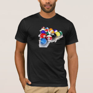 Camisa dos bilhar T