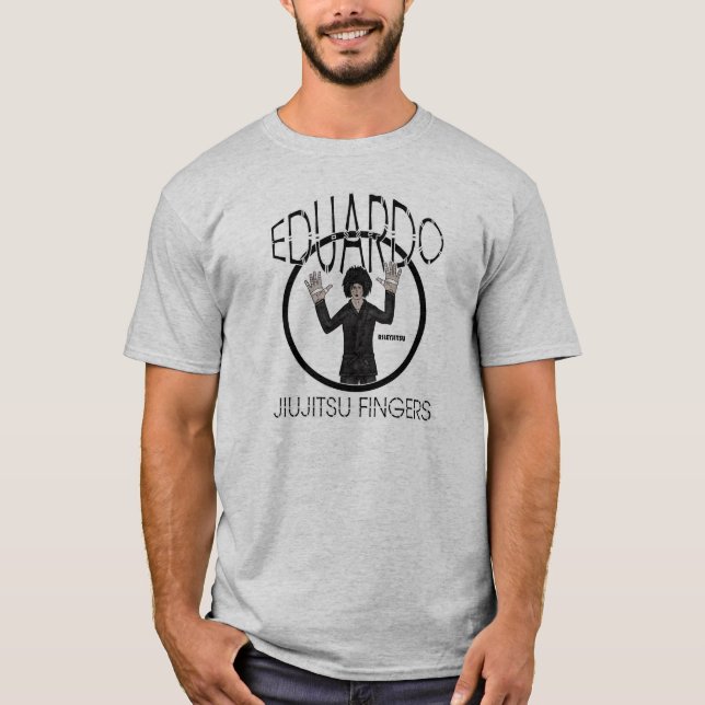 Camisa dos dedos de Eduardo JiuJitsu (Frente)