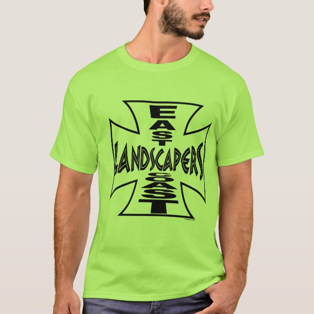 Camisa dos Landscapers da costa leste (Frente)