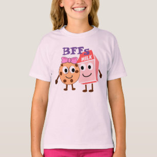 Camisa dos melhores amigos - Leite e cookies