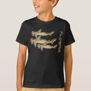 Camisa dos meninos do tubarão de hammerhead de