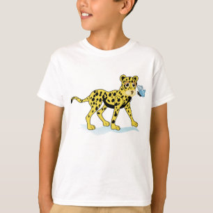 Camisa dos miúdos T dos animais selvagens da chit
