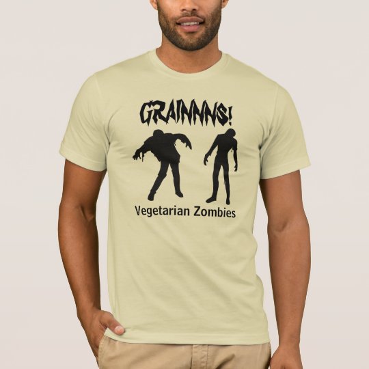 Camisa dos zombis do vegetariano