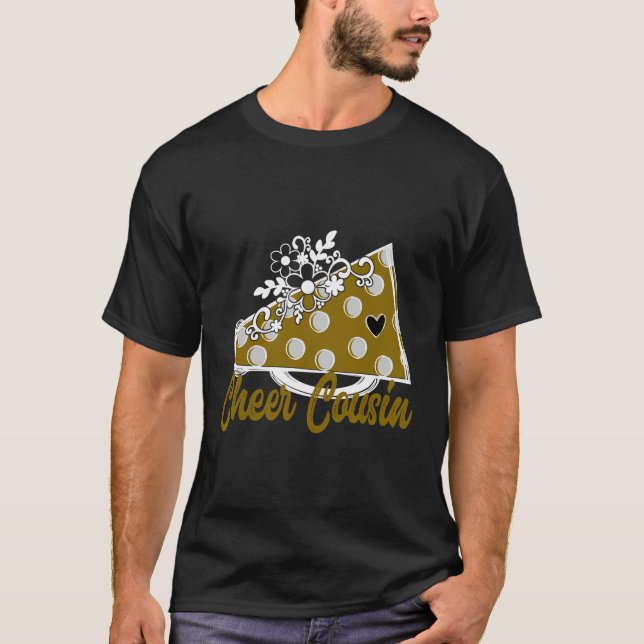 Camisa Dourada Megaphone Flower Acc (Frente)