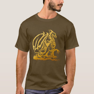 Camisa Dourado do dragão