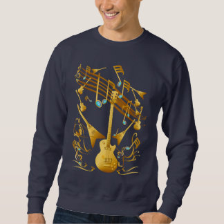 Camisa Dourado do partido da guitarra