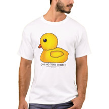 Camisa Ducky de borracha - branco