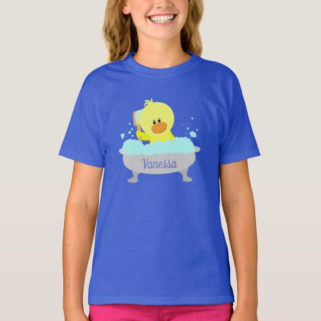 Camisa Ducky de borracha personalizada (Frente)