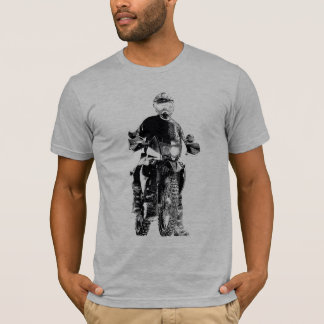 Camisa dupla da motocicleta do esporte