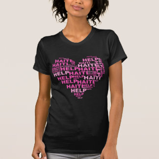 Camisa e roupa de Haiti T da ajuda
