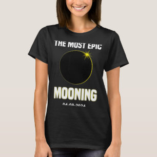 Camisa Eclipse Solar Engraçado Lua 04 08